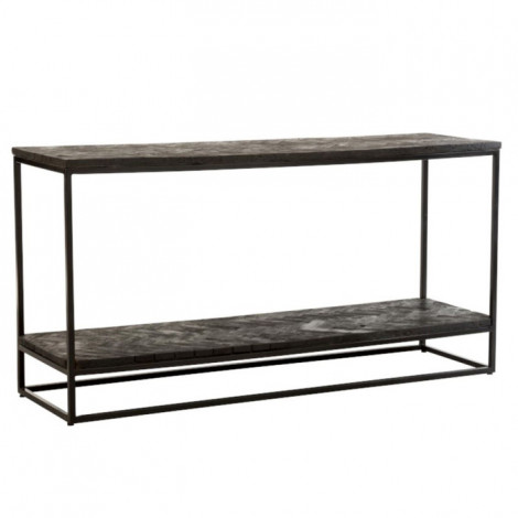 Console en Bois Design "Grub" 161cm Noir|Console|Paris Prix