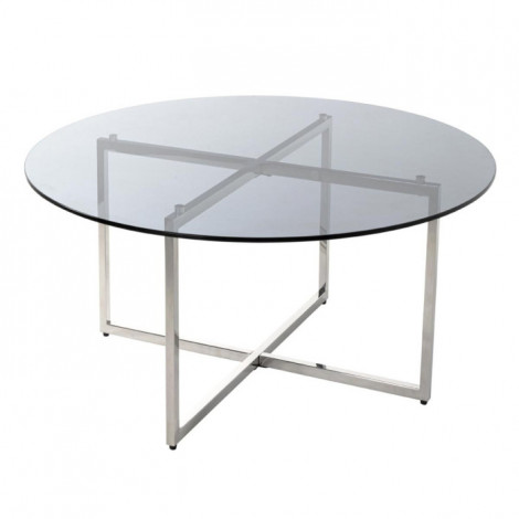 Table d'Appoint Design "Comada" 75cm Gris|Table Basse|Paris Prix