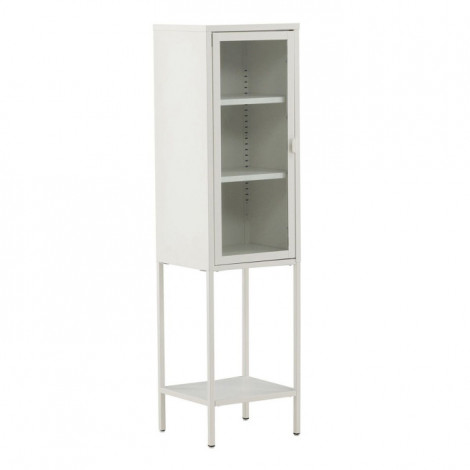 Vitrine Avec Porte en Verre "Misha" 150cm Blanc|Vaisselier|Paris Prix