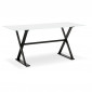 Table Design en Verre "Trinidad" 160cm Blanc|Table|Paris Prix