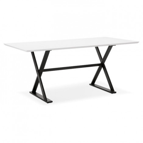 Table Design en Bois "Trinidad" 180cm Blanc|Table|Paris Prix