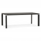 Bureau Design "Hovik" 200cm Noir|Bureau|Paris Prix