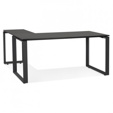 Bureau Design "Abigano" 170cm Noir|Bureau|Paris Prix