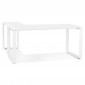 Bureau Design "Abigano" 170cm Blanc|Bureau|Paris Prix