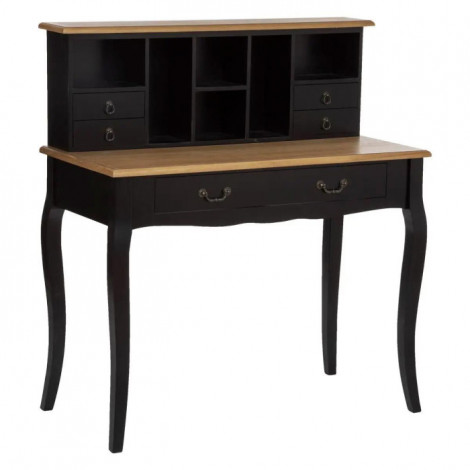 Bureau Secrétaire 5 Tiroirs "Chrysa" 111cm Noir|Bureau|Paris Prix