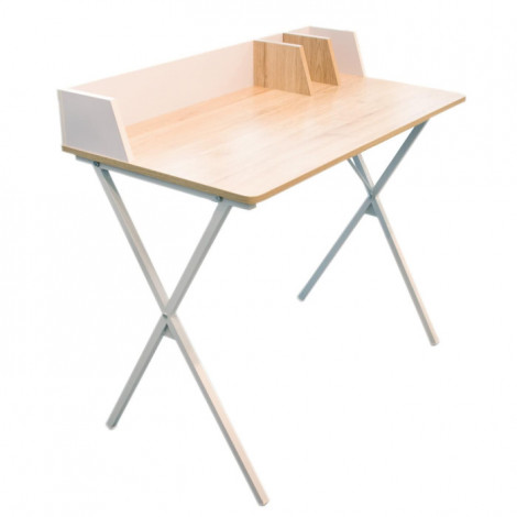 Bureau Design "Brice" 90cm Blanc|Bureau|Paris Prix