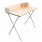 Bureau Design "Brice" 90cm Blanc|Bureau|Paris Prix