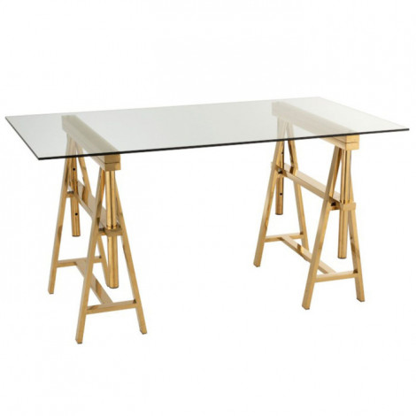 Bureau Design "Ajustable" 150cm Transparent|Bureau|Paris Prix