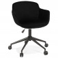 Fauteuil Design "Laurie" 80cm Noir|Chaises et Fauteuils|Paris Prix