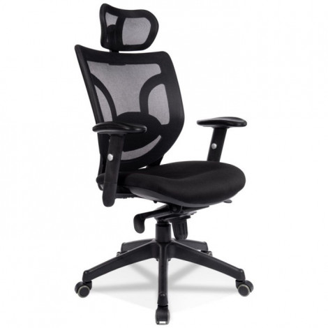 Fauteuil de Bureau Design "Tizera" 118cm Noir|Chaises et Fauteuils|Paris Prix