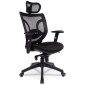 Fauteuil de Bureau Design "Tizera" 118cm Noir|Chaises et Fauteuils|Paris Prix