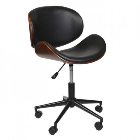 Chaise de Bureau à Roulettes "Reno" 77cm Noir|Chaises et Fauteuils|Paris Prix