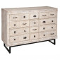 Commode Design 12 Tiroirs "Ajay" 126cm Naturel|Commode|Paris Prix