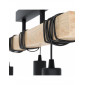 Lampe à suspension en bois à 4 lumières TOWNSHEND|Lustre|Kiki Lighting