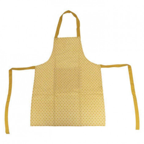 Tablier de Cuisine Imprimé "Paty" 80cm Jaune Ocre|Linge de Cuisine|Paris Prix