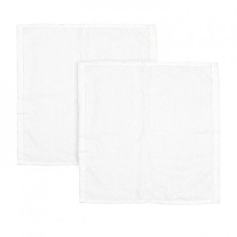 Lot de 2 Torchons "Microfibre" 30cm Blanc|Linge de Cuisine|Paris Prix