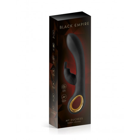 Vibromasseur rabbit My Duchess - Black Empire|Stimulateur Clitoridien|NatureCoquine