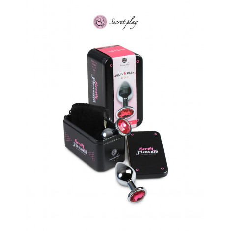 Plug aluminium M Fuchsia|Plug et Jouets Anal|NatureCoquine