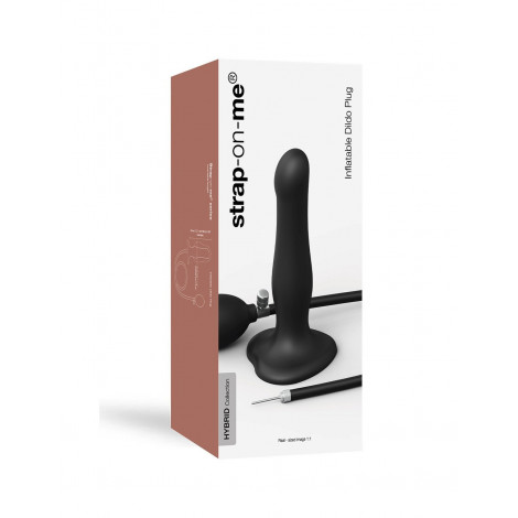 Dildo plug gonflable - Strap-On-Me|Plug et Jouets Anal|NatureCoquine